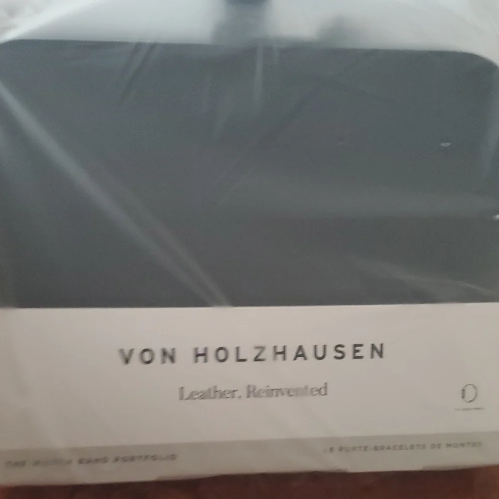 Von Holzhausen Watch Band Portfolio Leather,reinvented Organizer Black Or Tan